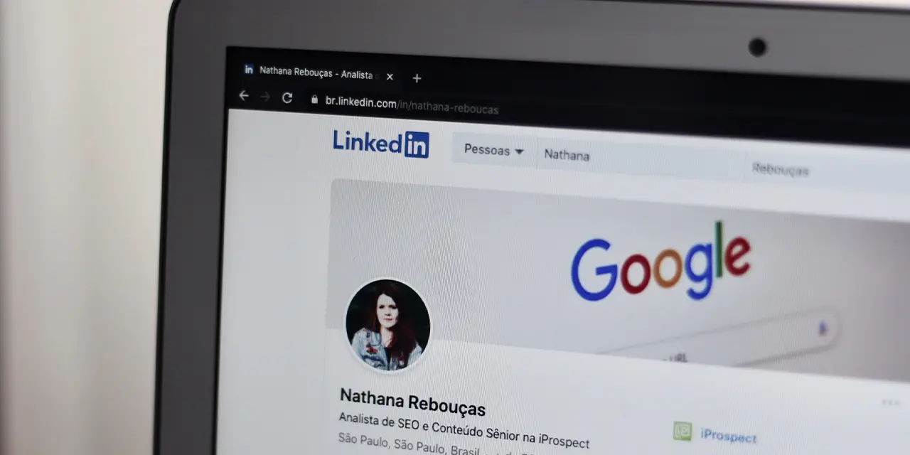 Conta de usuário da rede social linkedin