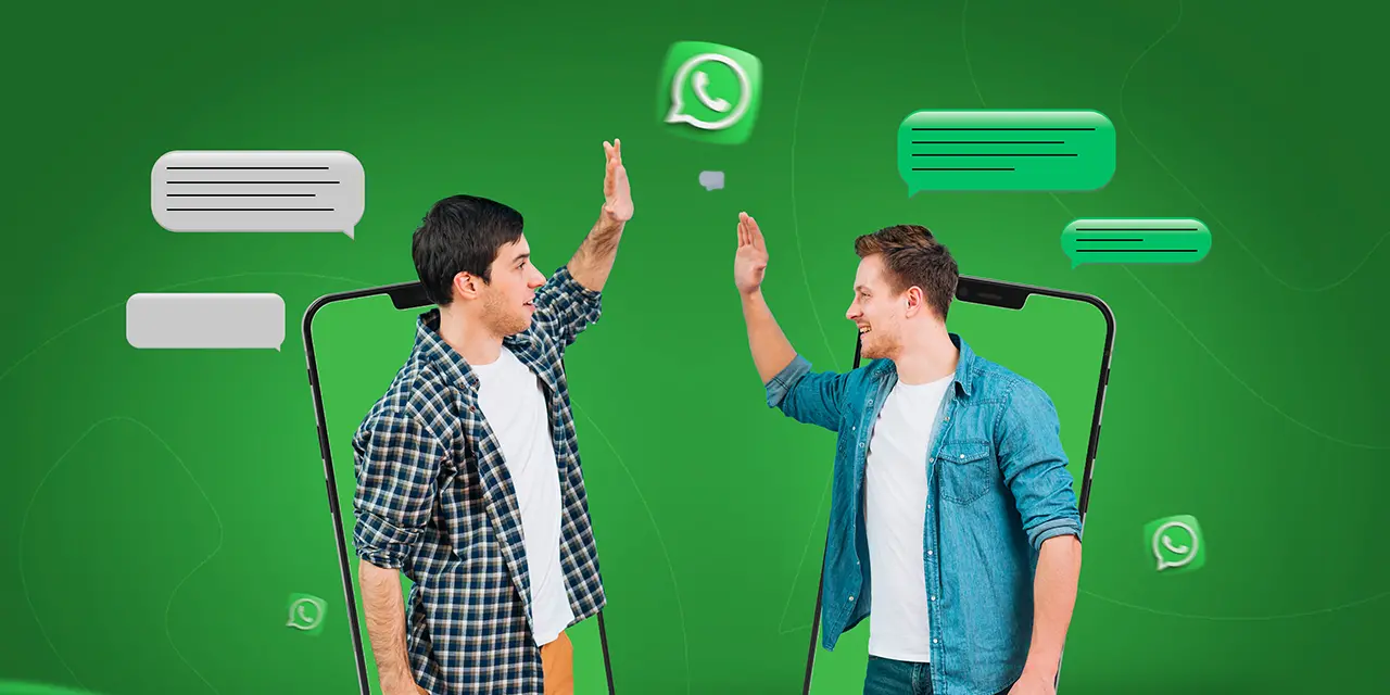 Compartilhamento de cartão de visita digital por WhatsApp